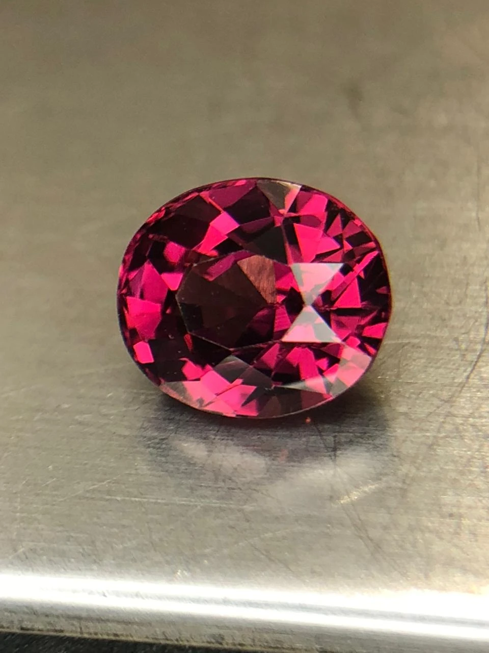 Malaya Garnet  2.6 carats in Classic Oval Cut from Madgascar — view 6